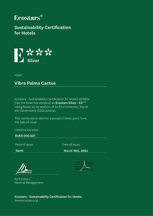 Hotel Vibra Palma Cactus Плая де Палма Екстериор снимка